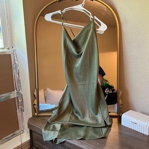 Forever 21 midi silk dress
